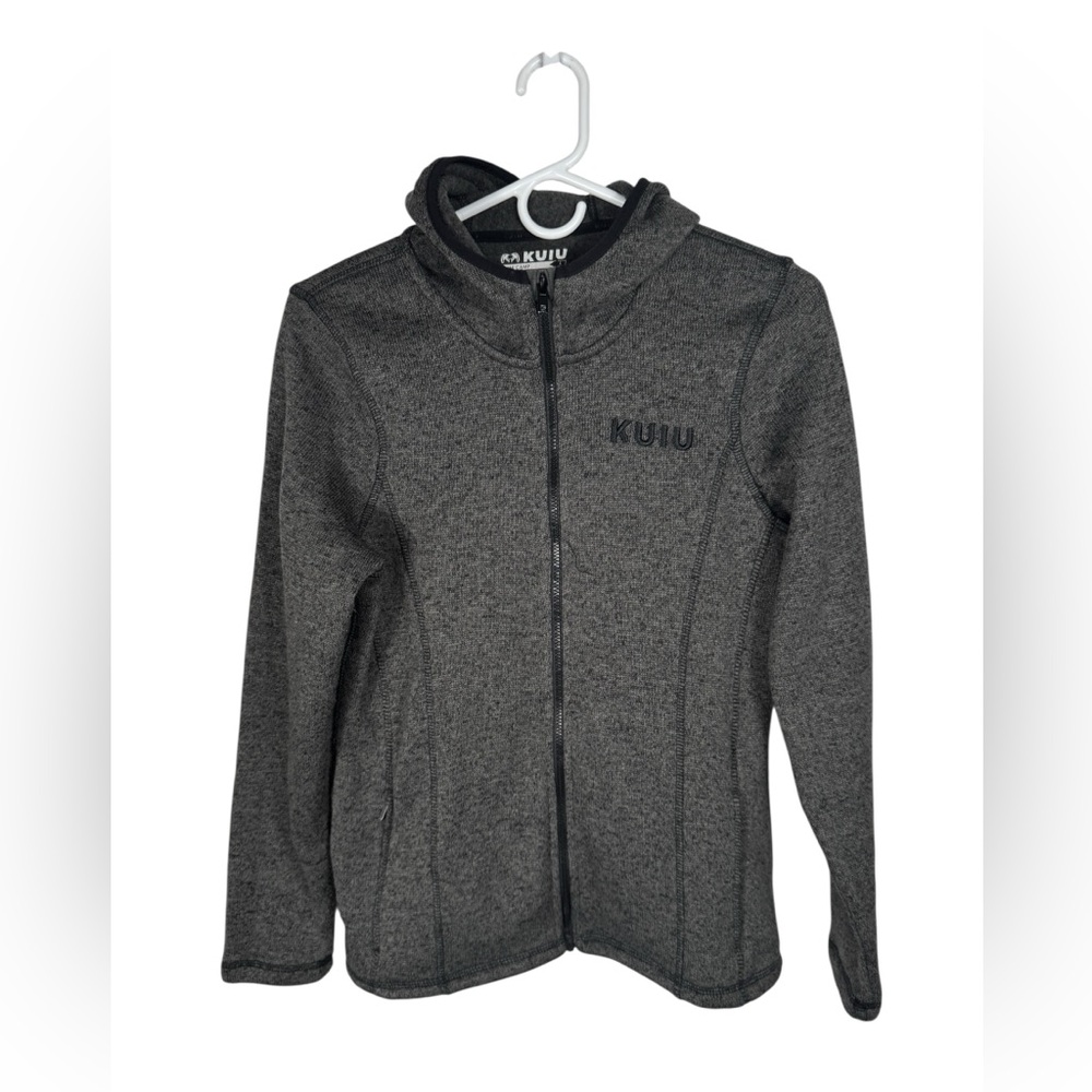 KUIU Base Camp Hooded Sweater, Gray, Size L